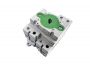 Rotary Isolator Switches - DC Rotary Isolator Switches - SRI-DDA-32A-800-04 - DIN rail mounted, DC Isolator switch, 1200V, 32Amp, 4-pole, screw clamp contact block, Pad lock option