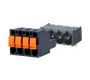 PCB Terminal Blocks, Connectors and Fuse Holders - Plug and Socket PCB Terminal Blocks - SP06512VBPC - 12 Pole vertical spring PCB terminal block 5mm pitch 12A 250V