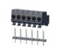 PCB Terminal Blocks, Connectors and Fuse Holders - Plug and Socket PCB Terminal Blocks - SP15505HBPC - 5 Pole horizontal spring PCB terminal block 5mm pitch 16A 250V