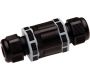 Weatherproof/Waterproof Connectors - TeeTube - THB.390.D2A.6 - TeeTube with innovative cable glands, 2 Pole Screw - end barrier contact 14mm to17mm, 4 mm max conducter size IP68 32A 450V 2 cable entries