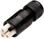 Weatherproof/Waterproof Connectors - TeePlug & Sockets - THF.382.B1A - TeePlug Powersocket 3 pole Crimp terminal 7mm to 9.5mm cable diameter, 1.5 mm max conductor size IP40 17.5A 400V 1 cable entry