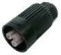 Weatherproof/Waterproof Connectors - TeePlug & Sockets - THF.384.M1A - TeePlug Powersocket 3 pole Crimp terminal 7mm to 12mm cable diameter, 1.5 mm max conductor size IP54 17.5A 400V 1 cable entry