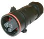 Weatherproof/Waterproof Connectors - TeePlug & Sockets - THF.404.B2B - TeePlug Powersocket 3 pole Crimp terminal 7mm to 14mm cable diameter, 1.5 mm max conductor size IP65 17.5A 400V 1 cable entry