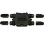 Weatherproof/Waterproof Connectors - TeeBox - THH.622.C2A - TeeBox 12mm cable max IP54 rated Screw fixing 4 cable entries, 2 poles contact screw terminals