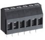 PCB Terminal Blocks, Connectors and Fuse Holders - Rising Clamp - Single Row - TL324V-21PKS - 21 Pole Screw Rising Clamp Vertical 5.08mm pitch 25A 300V