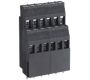 PCB Terminal Blocks, Connectors and Fuse Holders - Rising Clamp - Double Decker PCB - TL324VH2-20PKS - 20 Pole Screw Rising Clamp Vertical 5.08mm pitch 25A 300V