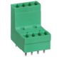 PCB Terminal Blocks, Connectors and Fuse Holders - Pluggable Pin Header (Male) - Double Decker PCB Header - TLPHDC-105V-06P - 6 Pole Pluggable type Vertical 3.81mm pitch 8A 300V