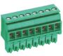 PCB Terminal Blocks, Connectors and Fuse Holders - Pluggable Cable Mounting - Pluggable (Female) - TLPS-001R-15P - 15 Pole Cable mount - Female plug Screw Rising clamp Horizontal 3.5mm pitch 8A(UL) 300V(UL)