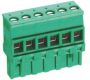 PCB Terminal Blocks, Connectors and Fuse Holders - Pluggable Cable Mounting - Pluggable (Female) - TLPS-200R-03P - 3 Pole Cable mount - Female plug Screw Rising clamp Horizontal 5mm pitch 16A(UL) 300V(UL)