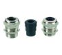 Cable Glands/Grommets - Nickel Plated Brass PG Cable Glands - 100946 - Wadi cable gland PG 9-6MM thread length 6.5, min/max cable dia 4-6 sealing insert material Nitrile rubber