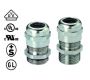 Cable Glands/Grommets - Nickel Plated Brass Metric Cable Glands - 50.663 M-L - Perfect cable gland long thread M63X1,5 thread length 14, min/max cable dia 32-42