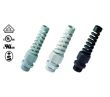 Cable Glands/Grommets - Nylon Metric Cable Glands - 50011M16PABS - Perfect cable gland with spiral top PA7001 M16/PG11 thread length 15, min/max cable dia 5-10