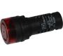 Switches and Lamps - Lamps - DBZ22-RI - LED Lamp with buzzer flush head, red cap AC100-120V