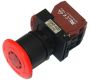 Switches and Lamps - Switches - DLB22-D11RI - Double push button switch 1a 1b, red cap AC.DC220-240V