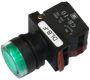 Switches and Lamps - Switches - DLB22-F11GA - Flush head switch 1a 1b, green cap AC.DC24V