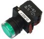 Switches and Lamps - Switches - DLB22-F11GE - Flush head switch 1a 1b, green cap AC.DC100-120V