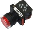 Switches and Lamps - Switches - DLB22-F11RI - Flush head switch 1a 1b, red cap AC.DC220-240V