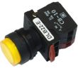 Switches and Lamps - Switches - DLB22-F11YI - Flush head switch 1a 1b, Yellow cap AC.DC220-240V