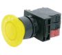 Switches and Lamps - Switches - DLB22-M11YI - Momentary mushroom head 1a 1b, Yellow cap AC.DC220-240V