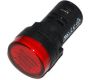 Switches and Lamps - Lamps - DLD22-RA - Pilot lamp flush head, red cap AC.DC24V