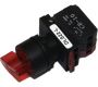 Switches and Lamps - Switches - DLS22-L111R - Long shaft 2 position spring return 1a 1b red