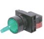 Switches and Lamps - Switches - DLS22-L211G - Long shaft 2 position 1a 1b green