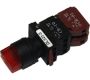 Switches and Lamps - Switches - DLS22-S022R - Normal shaft 3 position spring return 2a 2b red