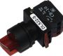 Switches and Lamps - Switches - DLS22-S111R - Normal shaft 2 position spring return 1a 1b red