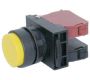 Switches and Lamps - Switches - DPB22-E11B - Elevation head push button switch 1a 1b Black cap