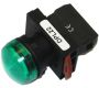 Switches and Lamps - Lamps - DPL22-GA - Pilot lamp round head green cap AC.DC24V