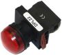 Switches and Lamps - Lamps - DPL22-RA - Pilot lamp round head red cap AC.DC24V