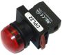 Switches and Lamps - Lamps - DPL22-RE - Pilot lamp round head red cap AC.DC100-120V