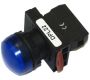 Switches and Lamps - Lamps - DPL22-SA - Pilot lamp round head blue cap AC.DC24V