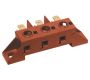 Emech Terminals/Accessories - Screw to Tab Terminal Blocks - FV110 - 3 Pole screw to tab terminal block