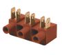 Clearance - Emech Terminals/Accessories - FV71WP/3P - CLEARANCE - 3 Pole screw to tab terminal block with wire protector