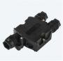 Weatherproof/Waterproof Connectors - TeeBox - THA.209.D1A - TeeBox 7mm to 14mm cable max IP68 rated Screw fixing 3 cable entries 16A