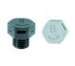 Cable Glands/Grommets - Venting Elements/Breather Plugs - JDAE12PA067035 - Venting element thread length 6 Light Grey - RAL 7035