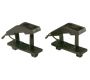 Emech Terminals/Accessories - Cable Clamps - PA268SQ - Cable clamp, for snap-in fixing on chassis, UL94 V2, square hole fixings, max cable dia 20mm