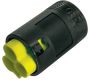 Weatherproof/Waterproof Connectors - TeePlug & Sockets - THB.380.A2A.AG - TeePlug 2 pole Screw silver plated terminal 10 mm cable diameter, 4 mm max conductor size IP20 17.5A 400V 1 cable entry