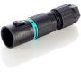 Weatherproof/Waterproof Connectors Range - Micro TeePlug & Sockets - THB.381.A2A.L - Micro Plug 2 pole Screw terminal 7mm to 8.0mm cable diameter, IP68 10A 400V 1 cable entry