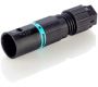 Weatherproof/Waterproof Connectors Range - Micro TeePlug & Sockets - THB.381.A2B.L - Micro Plug 2 pole Screw terminal 7mm to 8.0mm cable diameter, IP68 10A 400V 1 cable entry