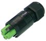 Weatherproof/Waterproof Connectors - TeePlug & Sockets - THB.382.B1A - TeePlug Powersocket 3 pole Screw terminal 7mm to 9.5mm cable diameter, 4 mm max conductor size IP40 17A 400V 1 cable entry