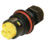 Weatherproof/Waterproof Connectors - TeePlug & Sockets - THB.384.L2A - TeePlug 2 pole Screw terminal 7mm to 12mm cable diameter, 4 mm max conductor size IP54 17.5A 400V 1 cable entry