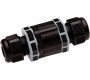 Weatherproof/Waterproof Connectors Range - TeeTube - THB.390.D3A.2.Z - TeeTube with innovative cable glands, 3 Pole Screw - end barrier contact 7mm to 10.5mm on one gland 10.5mm to 14mm on the other gland, 4 mm, maxconducter size IP68 32A 450V 2 cable entries, assembled