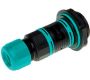 Weatherproof/Waterproof Connectors - Micro TeeTube - THB.391.T4A - TeeTube micro sized, 4 Pole Multiple contact 7mm to 12mm, 4 mm max conducter size IP68 17.5A 450V through chassis Xdry anti condensation connector, includes fixing locknut.