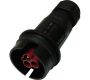 Weatherproof/Waterproof Connectors - TeePlug & Sockets - THB.408.A2B.AG - TeePlug to be used with THB.408, 3 pole Screw silver plated terminal 7mm to 14mm cable diameter, 4 mm max conductor size IP68 17.5A 400V 1 cable entry