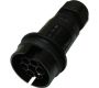 Weatherproof/Waterproof Connectors - TeePlug & Sockets - THB.408.A2E - TeePlug to be used with THB.408, 6 pole Screw terminal 7mm to 14mm cable diameter, 4 mm max conductor size IP68 17.5A 400V 1 cable entry