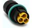 Weatherproof/Waterproof Connectors - TeePlug & Sockets - THB.384.A2A.AG