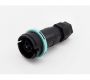 Weatherproof/Waterproof Connectors - TeePlug & Sockets - THB.405.A2B - TeePlug 3 pole Screw terminal 7mm to 14mm cable diameter, 4 mm max conductor size IP68 25A 400V 1 cable entry