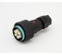 Weatherproof/Waterproof Connectors - TeePlug & Sockets - THB.405.B2E - TeePlug Powersocket 6 pole Screw terminal 7mm to 14mm cable diameter, 4 mm max conductor size IP68 17.5A 400V 1 cable entry